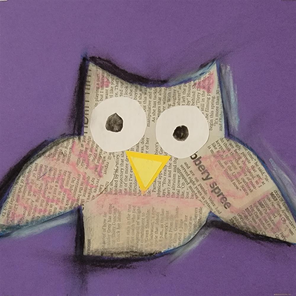 Owl Collages inspired by Susan Black