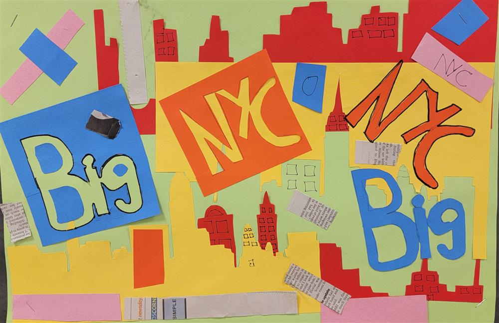 City Collages inspired by Stuart Davis